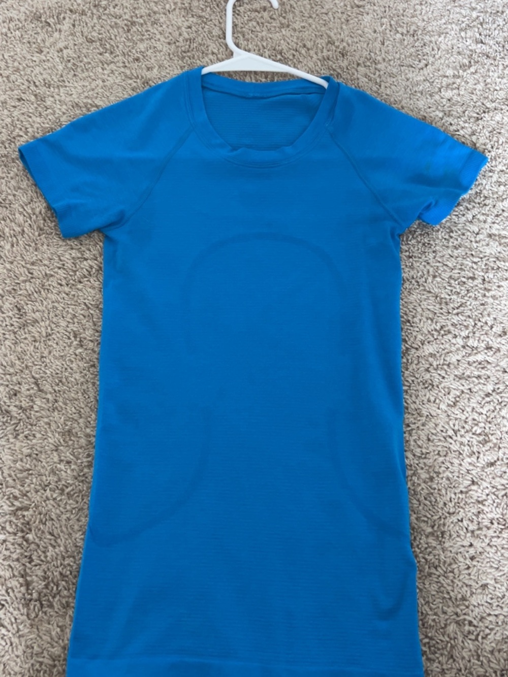 lululemon athletica Blue Short-Sleeve Athletic Top - Picture 2 of 2